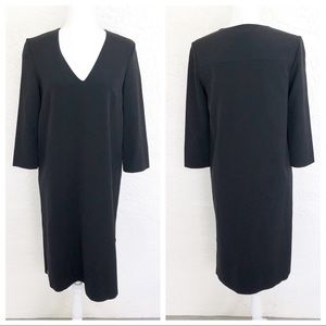 & Other Stories Black Sheath Midi Dress Cocktail 6